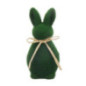 Lapin de deco vert h 10.8 cm
