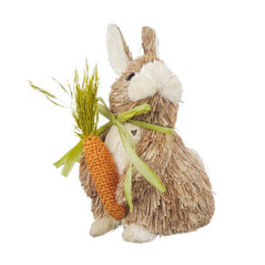 Lapin avec carotte en deco