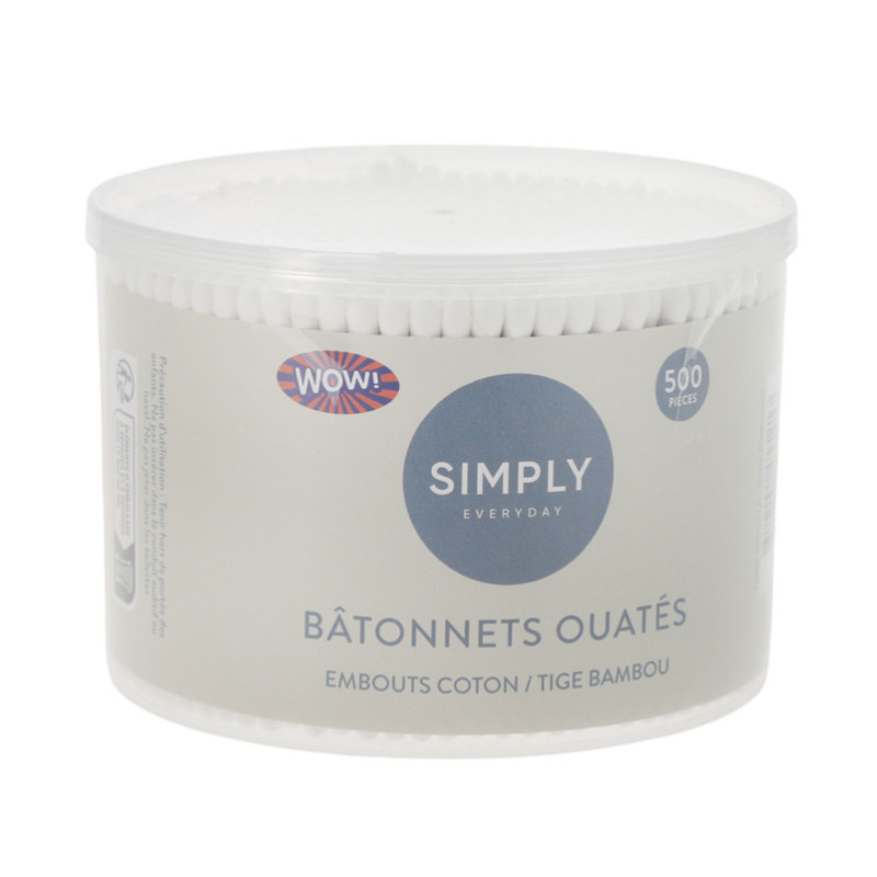 Coton tiges ouates x500