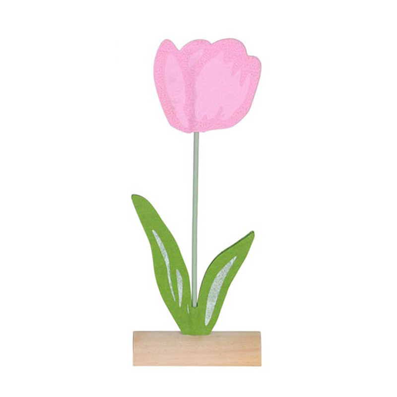 Fleur tulipe en feutrine