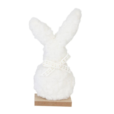 Lapin teddy blanc