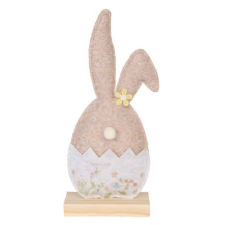 Lapin beige en feutrine