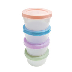 4 boites alimentaire ronde 200ml