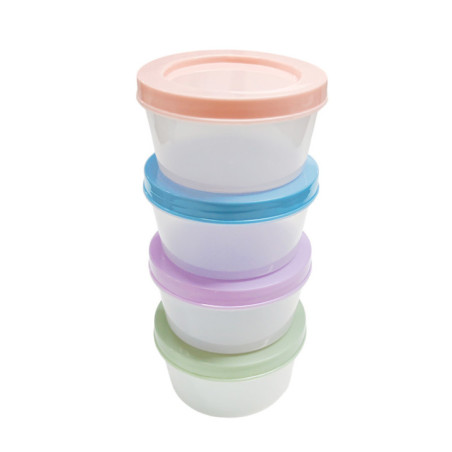 4 boites alimentaire ronde 200ml