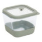 Boite en verre carre 0.8l