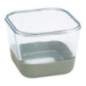 Boite en verre carre 0.8l