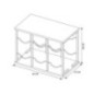 Etagere pour bouteille de vin