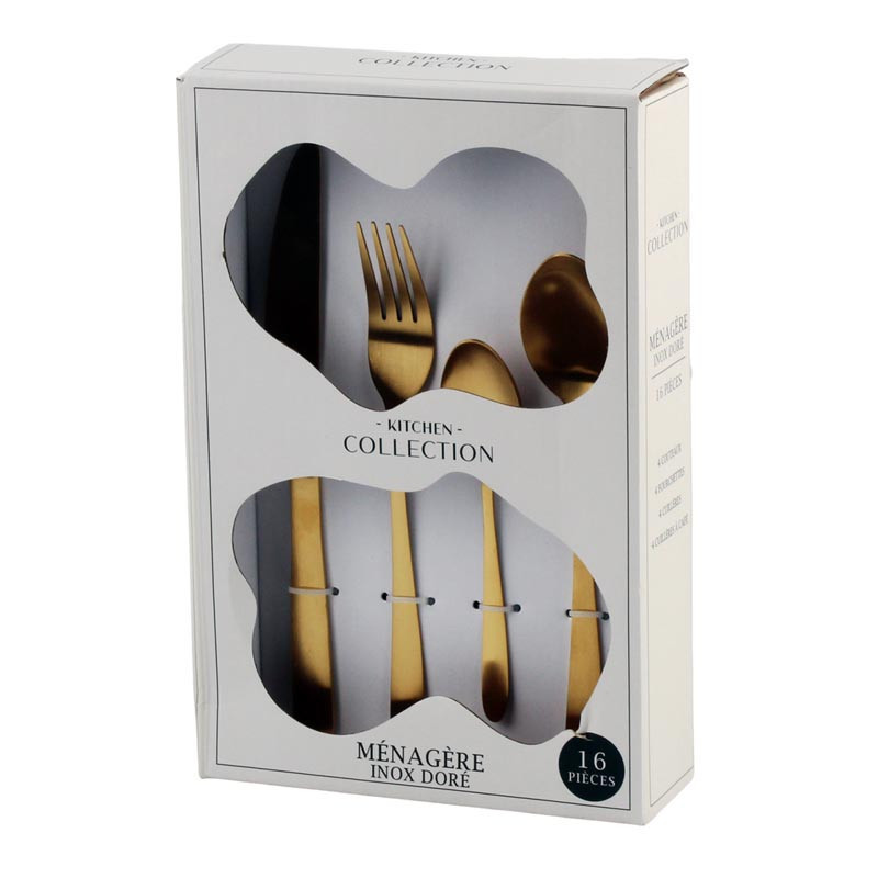 Menagere 16 pieces inox or