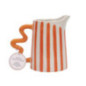 Pichet motif rayures