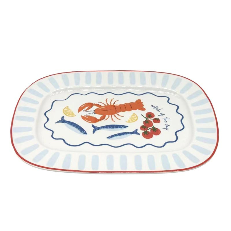 Plat de service homard sardine