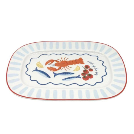 Plat de service homard sardine