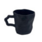 Tasse noir mat texture 170ml