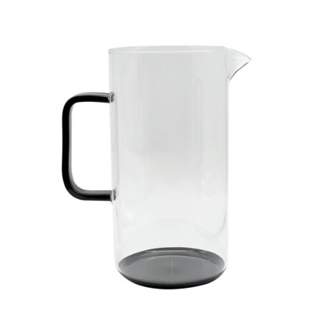 Pichet en verre noir