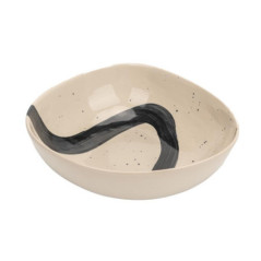 Saladier motif zigzag 24x21cm