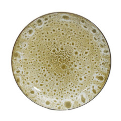 Assiette dessert creme tachete