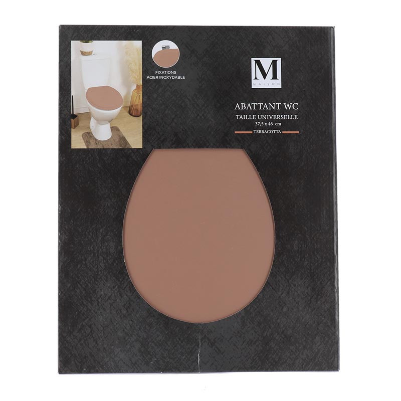 Abattant wc mdf 18 pouces terra