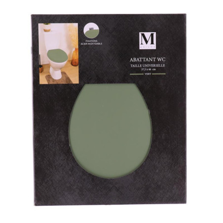 Abattant wc mdf 18 pouces vert