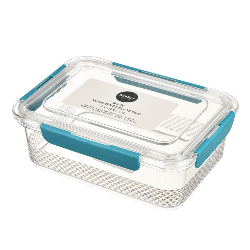Boite alimentaire plastique 1.2l