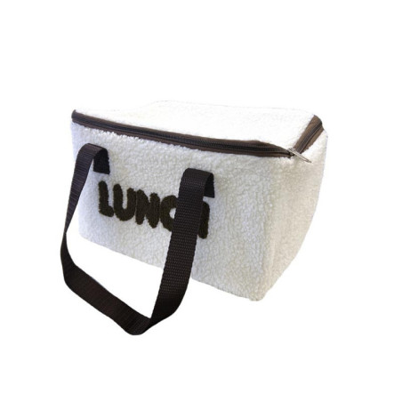 Lunch bag bouclettes 24x16x17cm
