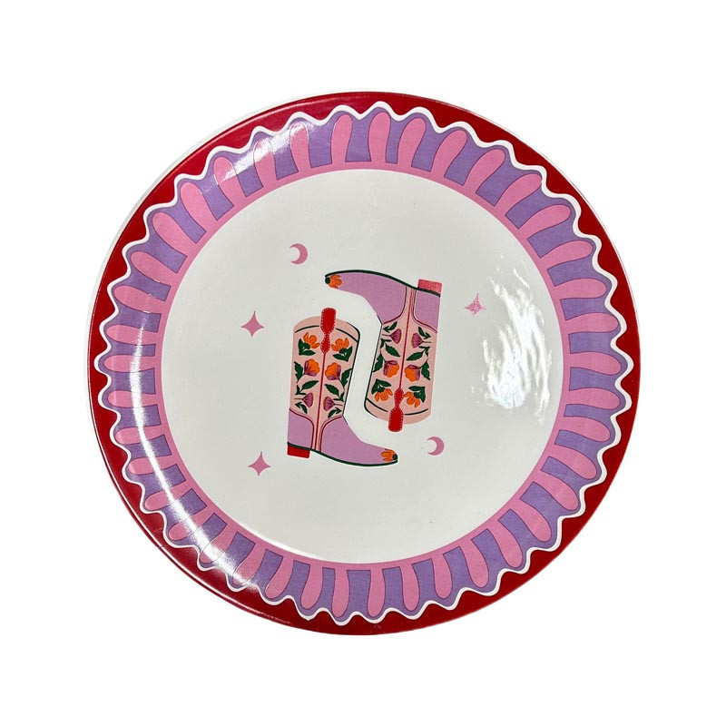 Assiette plate bottes d26cm