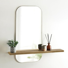 Etagere miroir - effet manguier