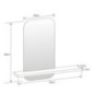 Etagere miroir - effet manguier