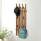 Porte manteau mural finition boi