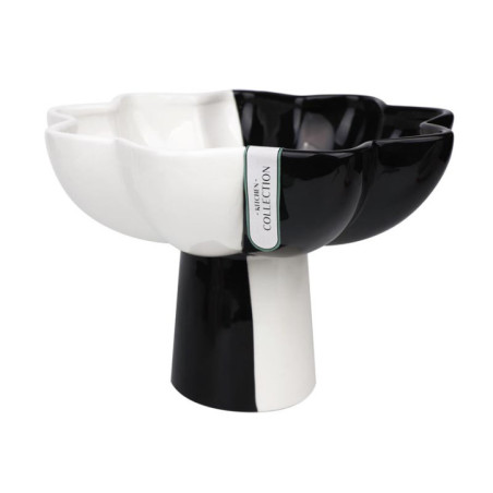 Corbeille a fruit noir et blanc