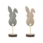 Lapin avec pompom en feutrine  s