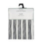 Nappe creme motif rayures noir