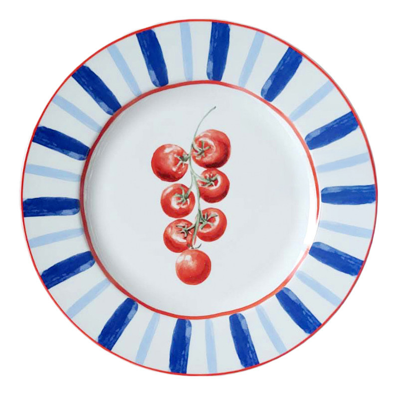 Assiette plate lisere