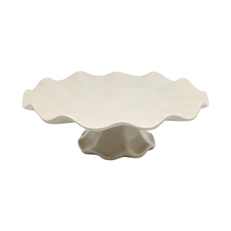 Presentoir a gateau bords vague