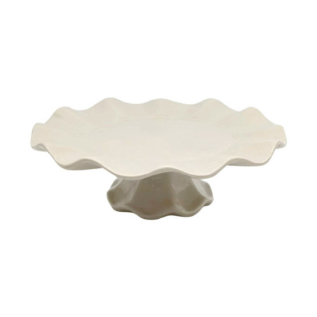 Presentoir a gateau bords vague