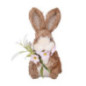 Petit lapin en paille h15cm