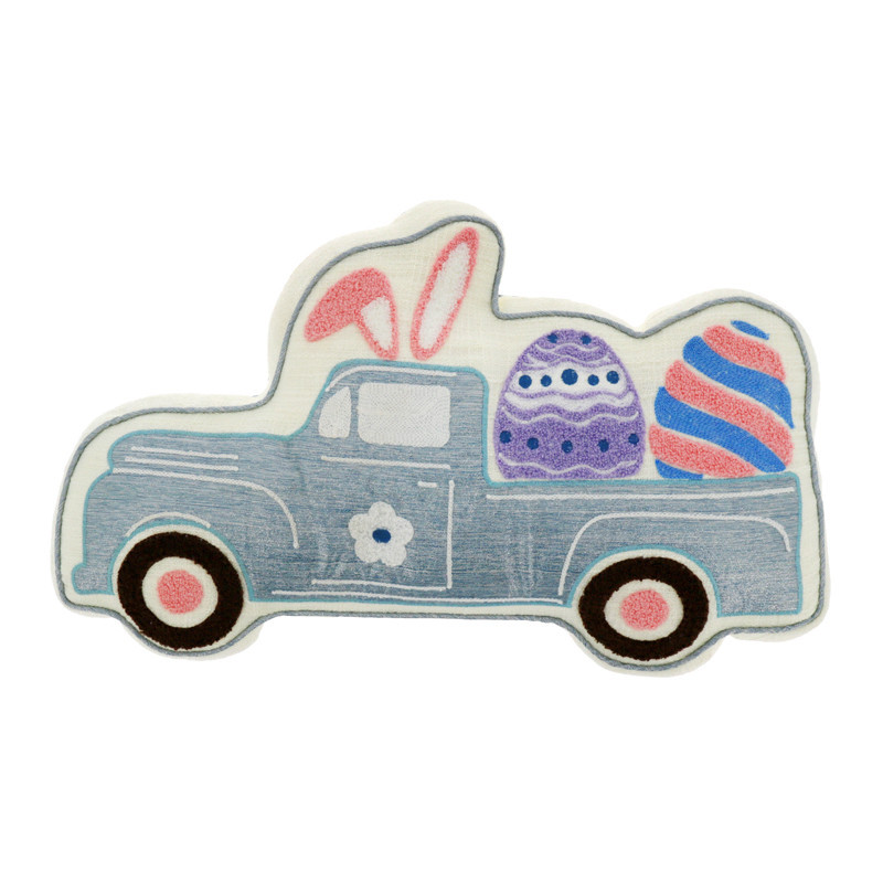 Coussin voiture avec oeufs 50x30