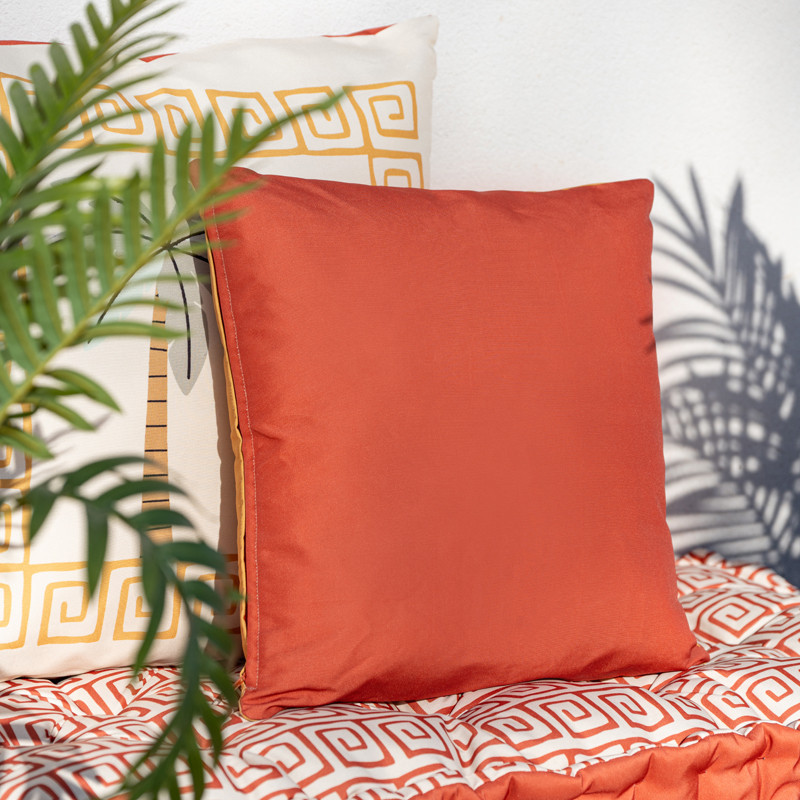 Coussin uni deperlant 45x45cm oc