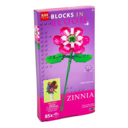 Briques fleur zinnia