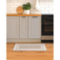 Tapis de cuisine beige