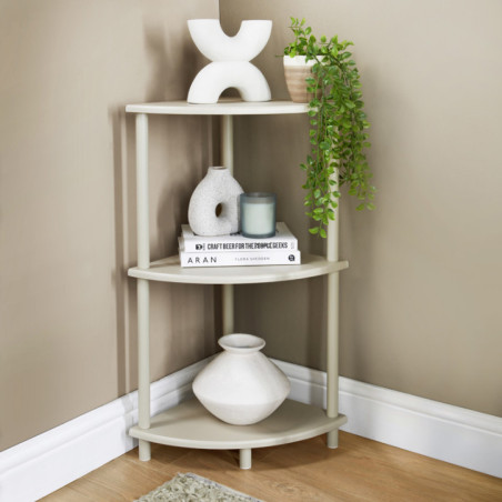 Etagere d angle creme