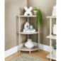 Etagere d angle creme