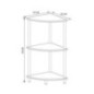 Etagere d angle creme