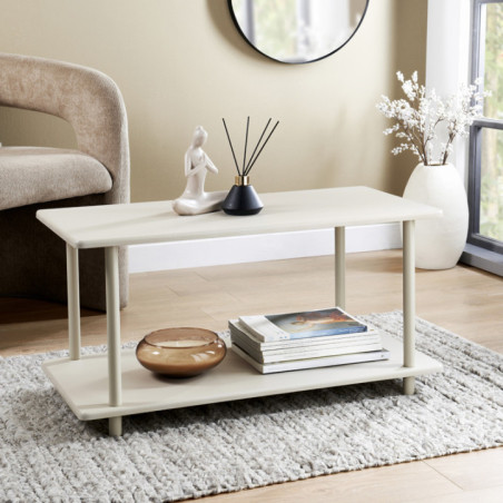 Table basse creme