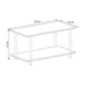 Table basse creme