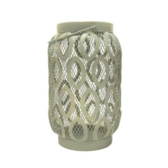 Lanterne ovale grillagee solaire