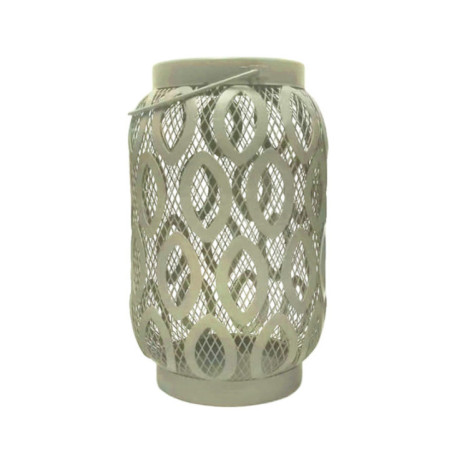 Lanterne ovale grillagee solaire