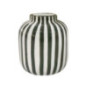 Vase rond ceramique strie