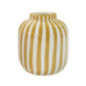 Vase rond ceramique strie