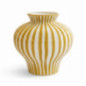 Vase balustre ceramique strie