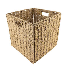 Cube de rangement tresse