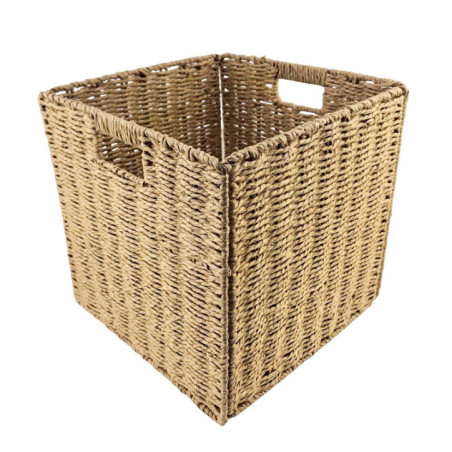 Cube de rangement tresse